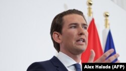 Kancelari austriak Sebastian Kurz