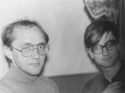 Аркадий Драгомощенко и Дмитрий Волчек (1986)