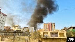 Dim nakon eksplozija u Kabulu, 15. oktobra 2025., usred žestokih graničnih sukoba između Afganistana i Pakistana.