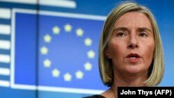 Përfaqësuesja e Lartë e BE-së, Federica Mogherini 