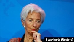 International Monetary Fund chief Christine Lagarde (file photo)