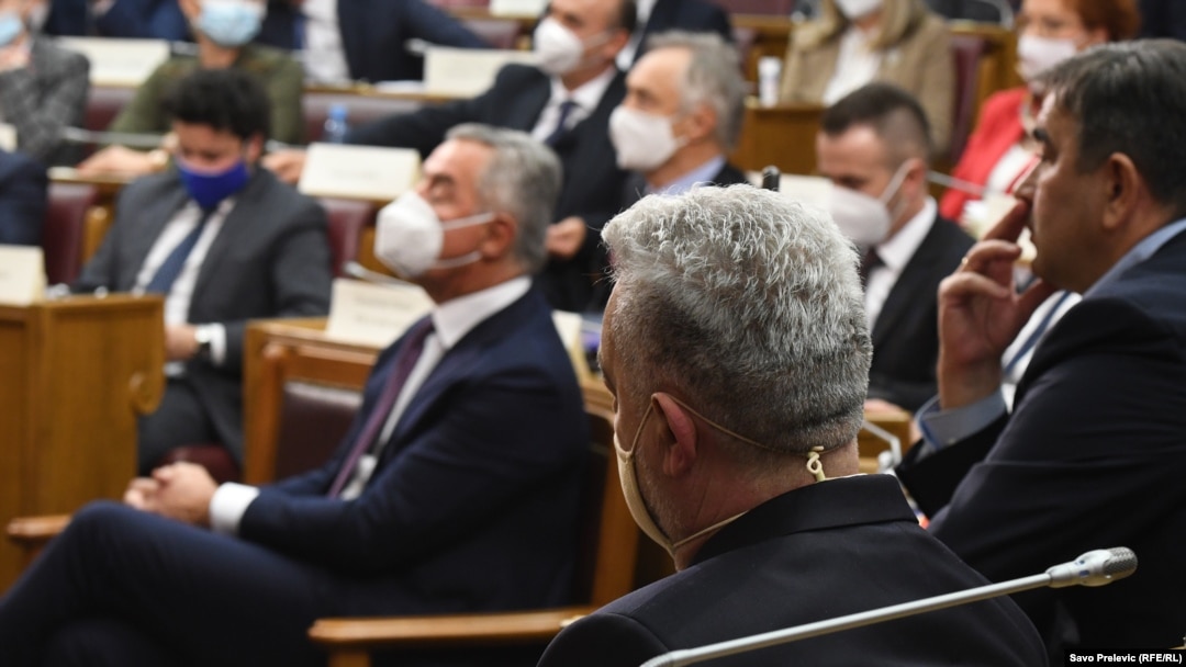 Predsednik Crne Gore Milo Đukanović i premijer Zdravko Krivokapić