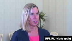 Avropa Birliyinin xarici məsələlər üzrə rəsmisi Federica Mogherini, Bishkek, 07iyul, 2019 