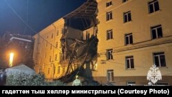 Уфада өлешчә ишелгән тулай торак бинасы 