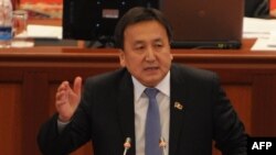 Cьпікер кіргіскага парлямэнту Асылбек Жээнбекаў, архіўнае фота