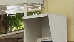 Türkmenabatda töleg terminallary 'talanýar'
