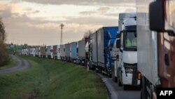 На території Словаччини в напрямку України перебувають близько 300 вантажівок. Фото ілюстративне 