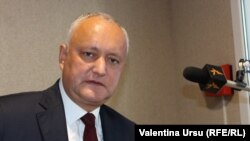 Moldova - președintele Igor Dodon, candidat independent susținut de PSRM, în alegerile prezidențiale din noiembrie - Chișinău, 19 octombrie 2020