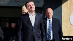 Вршител на должноста премиер на Косово, Албин Курти, 9 февруари 2025 година