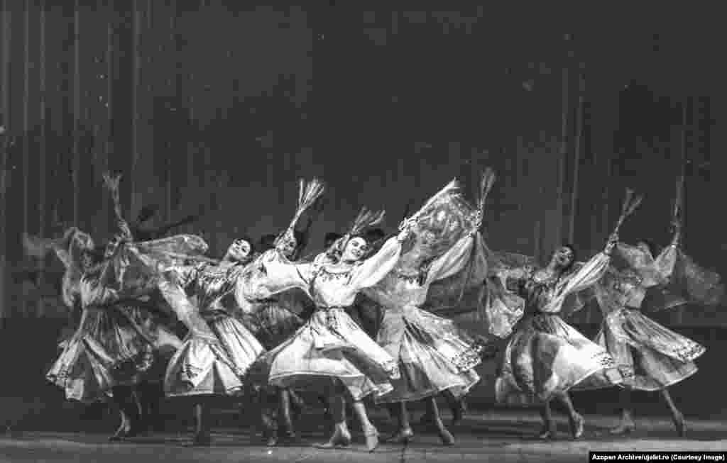 Dancers perform at an unspecified location. Uj Elet has been compared to the United States&#39; picture-heavy Life Magazine, which was an approximate contemporary. But, being published throughout the rule of communist dictator Nicolae Ceausescu meant there were tight restrictions on what could be written or photographed in the Romanian publication.