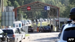 Automobili u redu na graničnom prijelazu Šumsko, 12. augusta 2023.