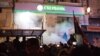 Мітингувальники трощать приміщення одного з відділень «Сбербанку Росії» у Києві, 21 листопада 2016 року