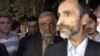 حمید بقایی، (شخص جلو در تصویر) مدیر اجرایی محمود احمدی‌نژاد در دولت دهم