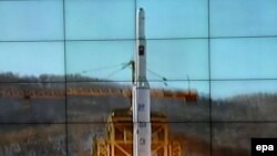 Pamje e një rakete të Koresë Veriore