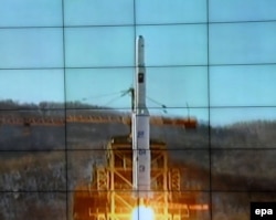 Очередное испытание баллистической ракеты КНДР