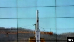 Pamje nga lansimi i mëparshëm i një rakete të Koresë Veriore