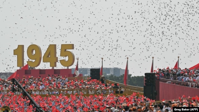 Парад на площади Тяньаньмэнь. 3 сентября 2025 года