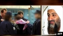 تصویری از پیام تازه اسامه بن لادن، رهبر سازمان القاعده، در شبکه رسانه‌ای السحاب، مرتبط با القاعده