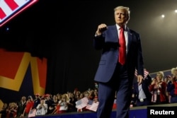 ABŞ prezidenti Donald Tramp Dallasda keçirilən Respublikaçıların Milli Aralıq Qurultayında