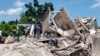 Ndërtesa e një kishe, e shkatërruar nga tërmeti në Haiti më 14 gusht 2021.
