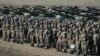 Nagorno-Karabakh - Karabakh Armenian troops pictured after a military exercise, 20Nov2015.