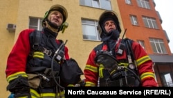 Пожарные в Ставрополе (архивное фото)