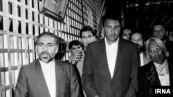 ناطق نوری در بازدید محمد علی از ایران