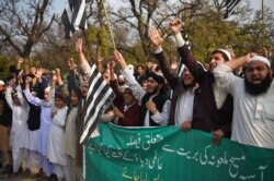 Ракикальні ісламісти протестують через виправдальний вирок Асії Бібі, Ісламабад, лютий 2019 року