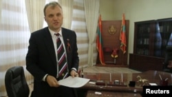 De facto Transdniester leader Yevgeny Shevchuk
