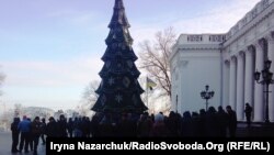 Акція на Думській площі в Одесі, 15 січня 2018 року