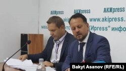 Михаэл Смелик жана Йиржи Войтеховски. Бишкек. 18-сентябрь, 2017-жыл.