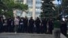 Protestatari și poliție în fața Guvernului de la Chișinău, 23 mai 2019