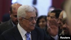 Palestinian leader Mahmud Abbas heads one part of the Palestinian territories. 