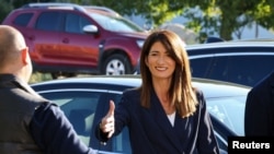 Darijana Filipović na dan glasanja u Stocu, 4. oktobra 2026.