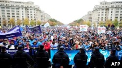 Proteste sindicale zece ani mai tîrziu