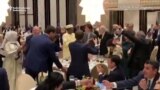 Macron And Trudeau Dance In Yerevan