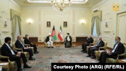 ابراهیم رئیسی، رئیس جمهور جدید ایران و محمد اشرف غنی رئیس جمهور افغانستان