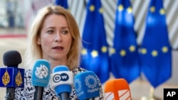 Каја Калас, Брисел, 15 јули 2025 година.