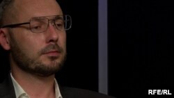 Sergiu Litvinenco în studioul Europei Libere