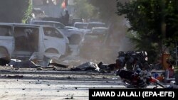 ارشیف، د کابل د پرونۍ حملې د ځای یو انځور