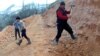 Uneasy Riders: Kyrgyz Villagers Build Own Road To Avoid Deadly Route video grab