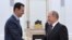 Президент Росії Володимир Путін (праворуч) та президент Сирії Башар Асад. Москва, жовтень 2015 року