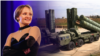 Катерина Тихонова и зенитно-ракетный комплекс С-400, коллаж