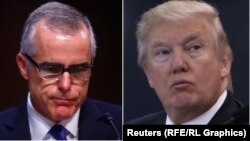 Vršilac dužnosti direktora FBI-ja Andrew McCabe i američki predsjednik Donald Trump