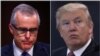 FBI Deputy Director Andrew McCabe (left) and President Donald Trump