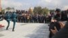 Бишкекте башаламандык учурунда 11 автобус зыян тартты