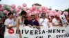 Spain -- Participants take part in the gay and lesbian pride parade in the center of Madrid on 02Jul2011. 