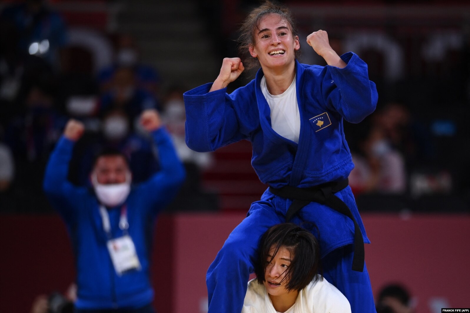 Nora Gjakova pasi fitoi në gjymsëfinale në Tokio të Japonisë.