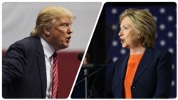 Дональд Трамп и Хиллари Клинтон 