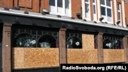 Розбиті вітрини крамниць, Лондон, 9 серпня 2011 року
